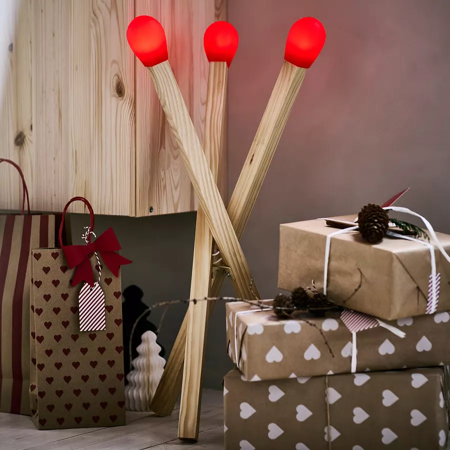 Ikea Strala Light 火柴棒燈 贈品照片2