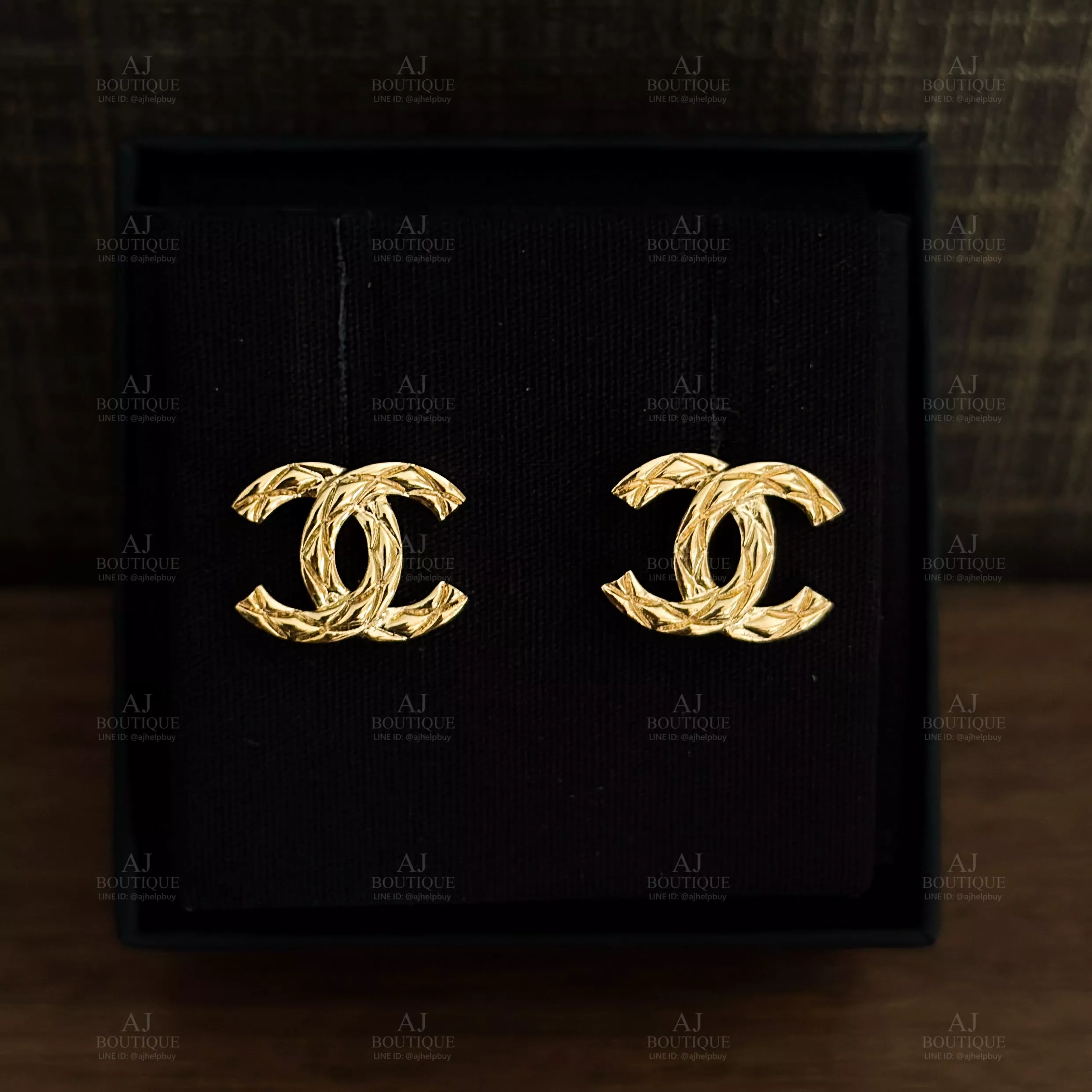 Chanel Cc Earrings Gold 雙C耳環 金色 代購主圖