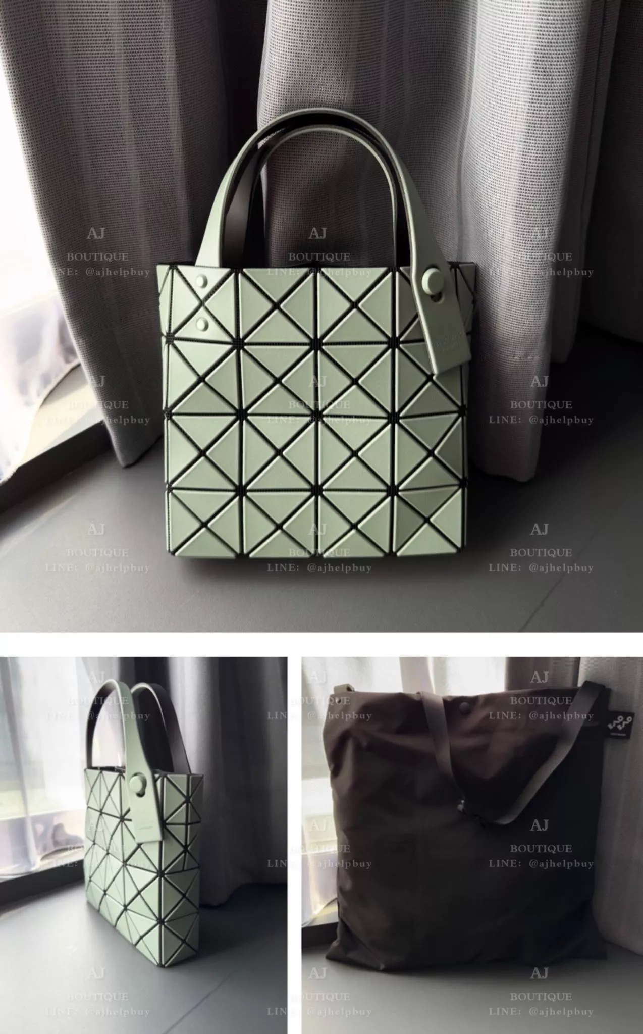 Baobao Issey Miyake Boxy Khaki 立體小廢包&肩背包組合 代購主圖
