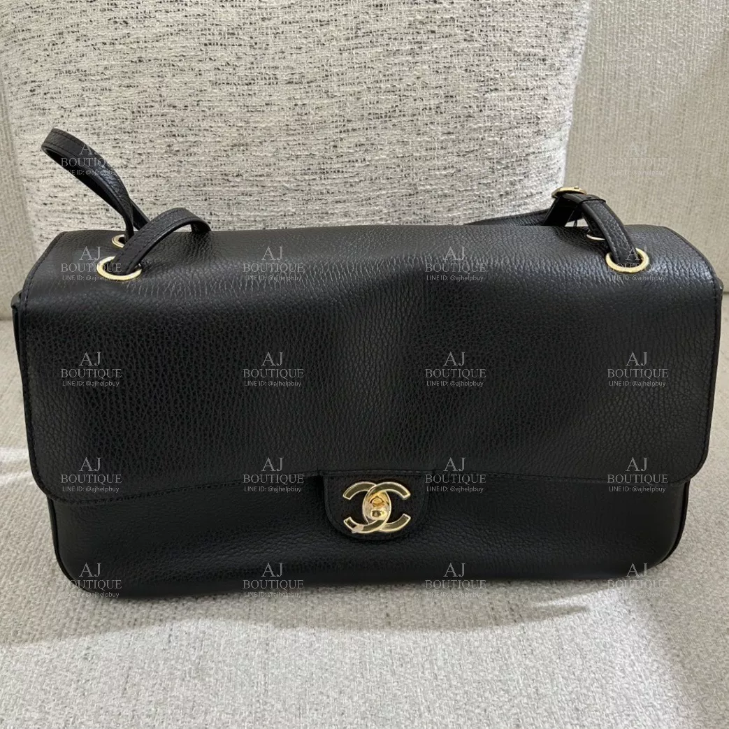 Chanel Souplissimo Flap Bag 中款 黑金 代購主圖