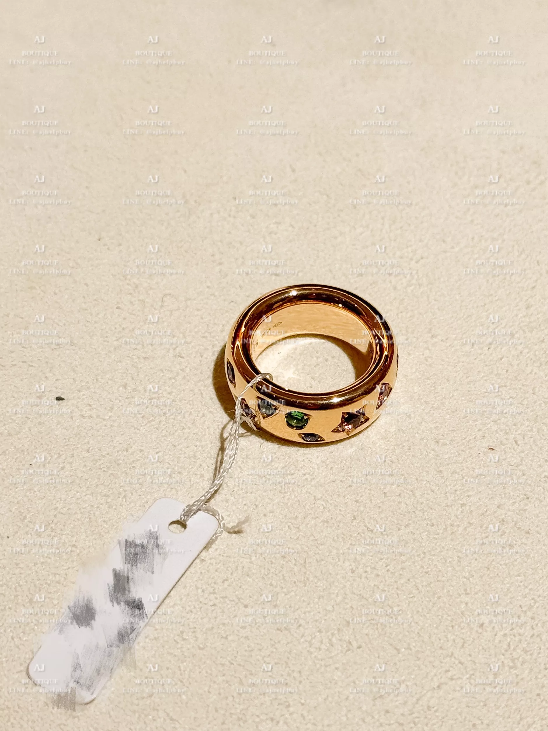 Pomellato Iconica Medium Ring Pab9011 18K金 彩寶戒指 中款 代購主圖