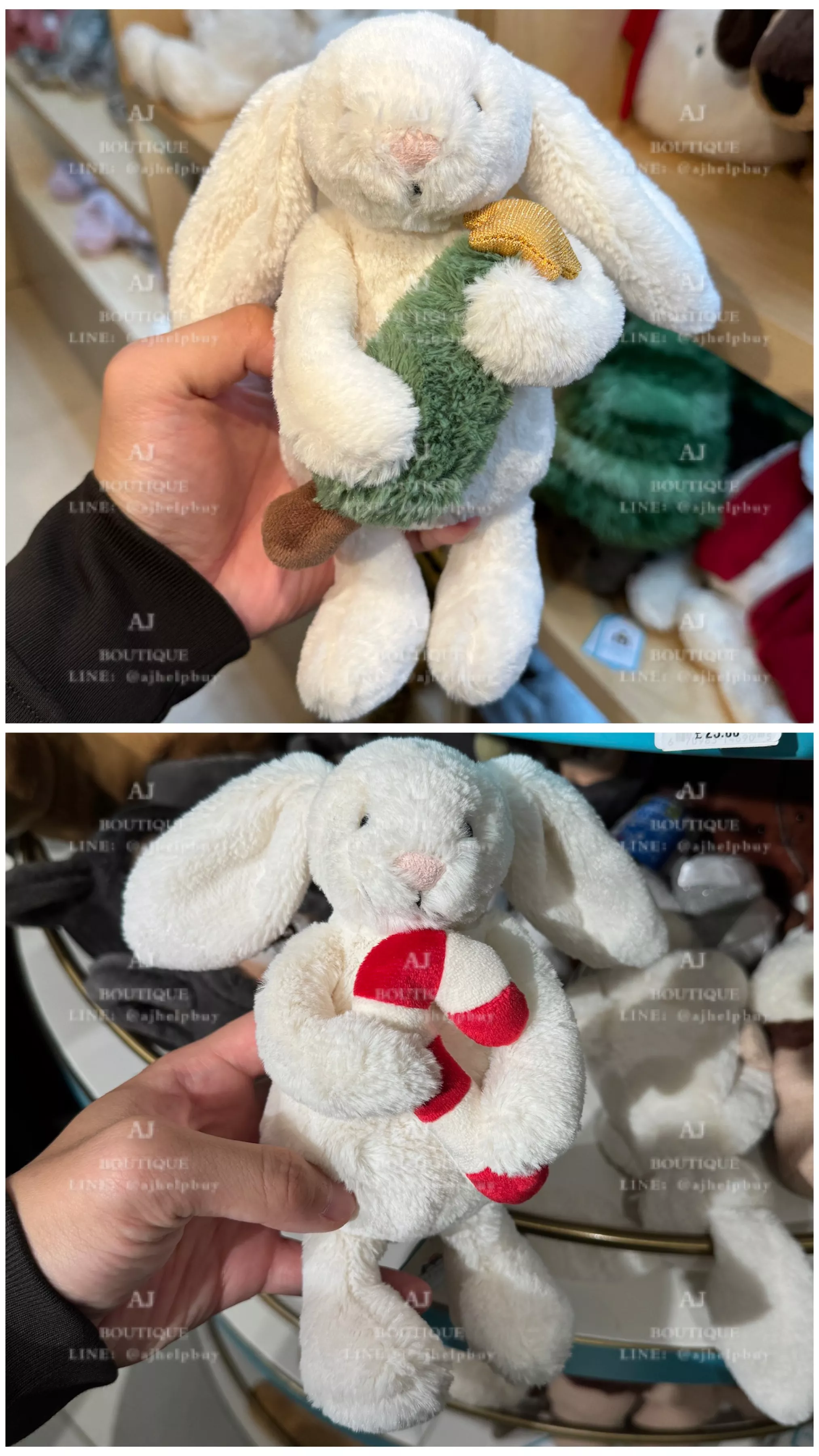 Jellycat 聖誕小兔 兩款任選 贈品主圖