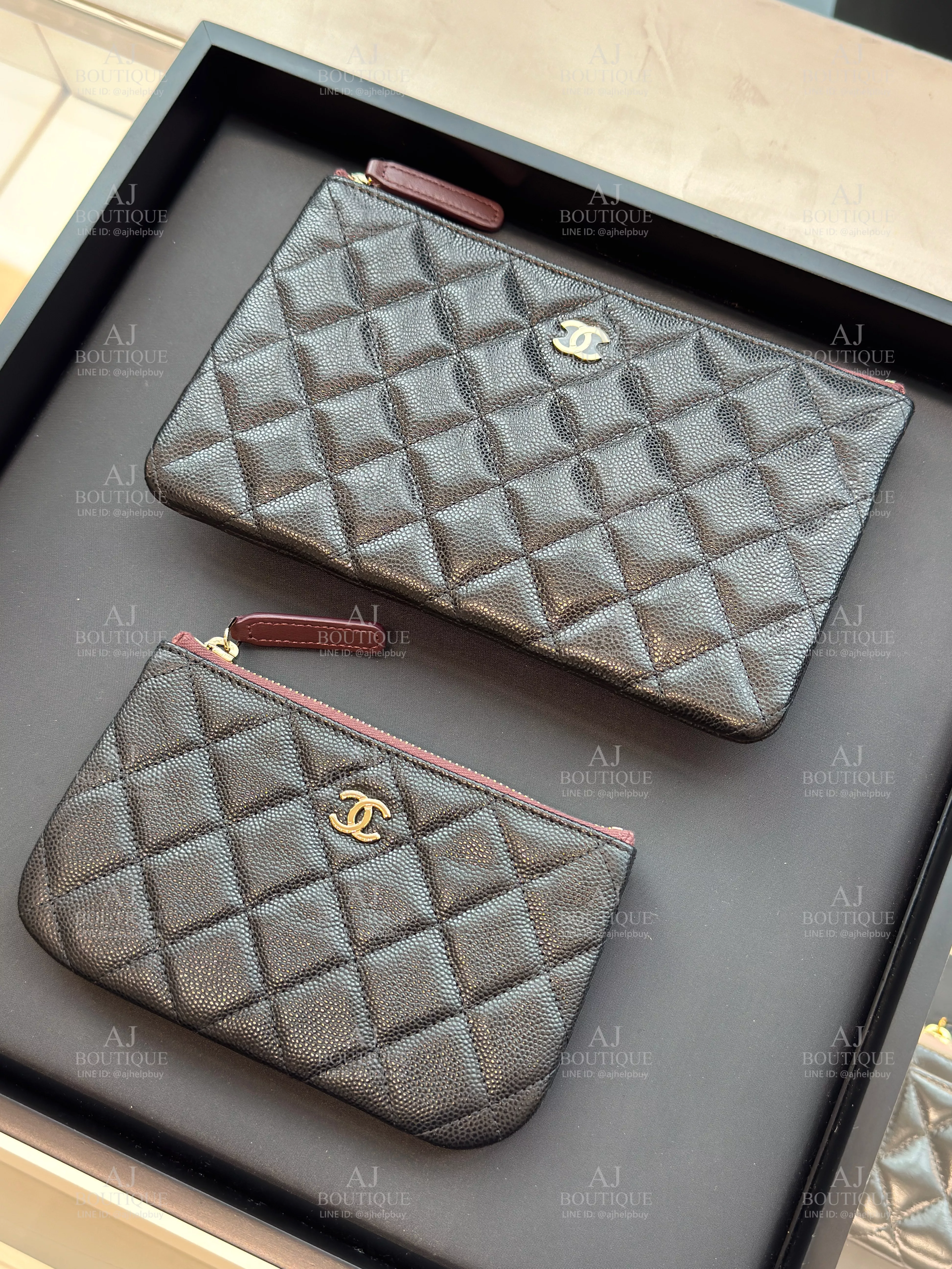 Chanel Pouch Season Classic 大款一字拉鍊錢包 代購主圖