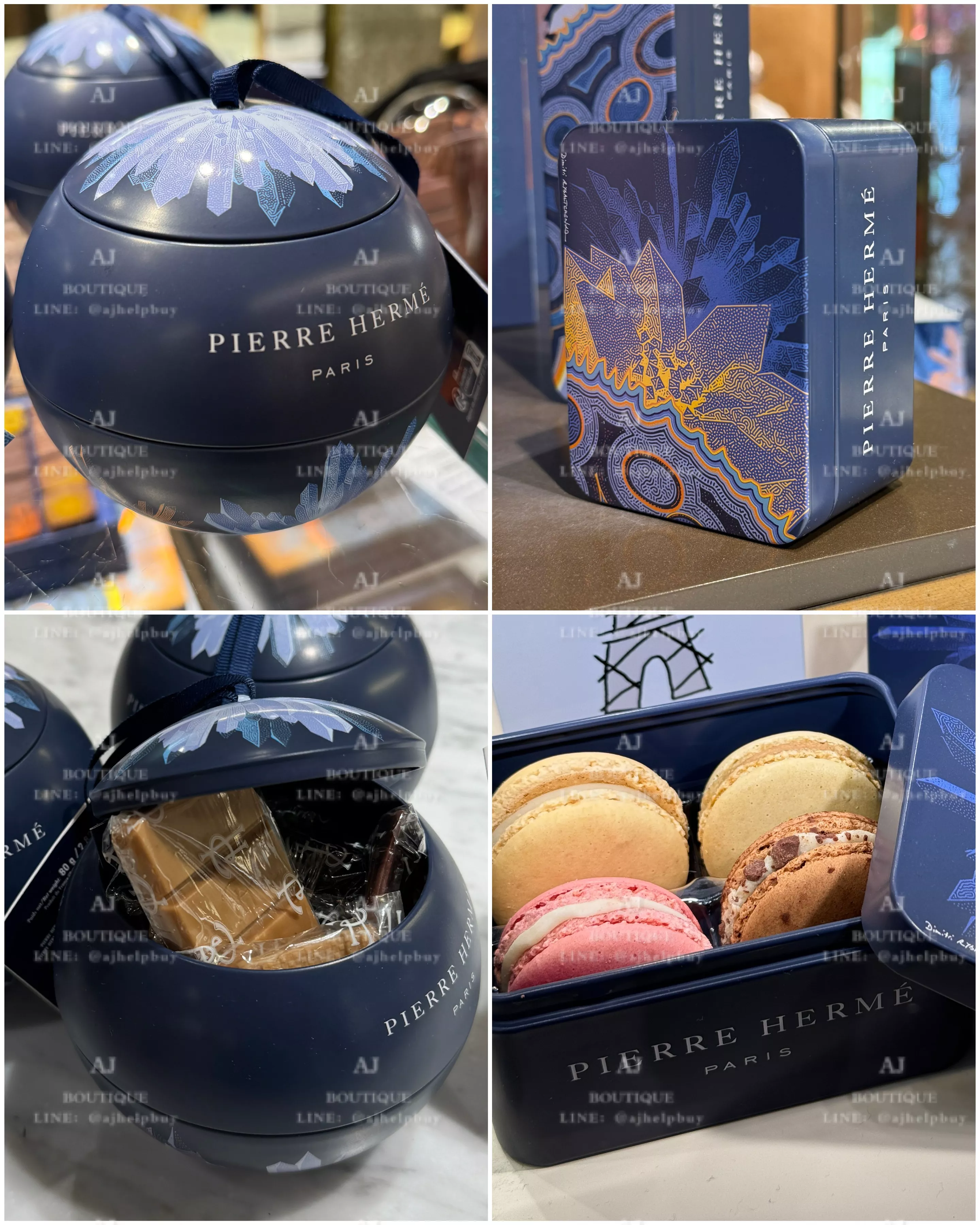 Pierre Herme 今年聖誕鐵盒兩款 ~ 贈品主圖