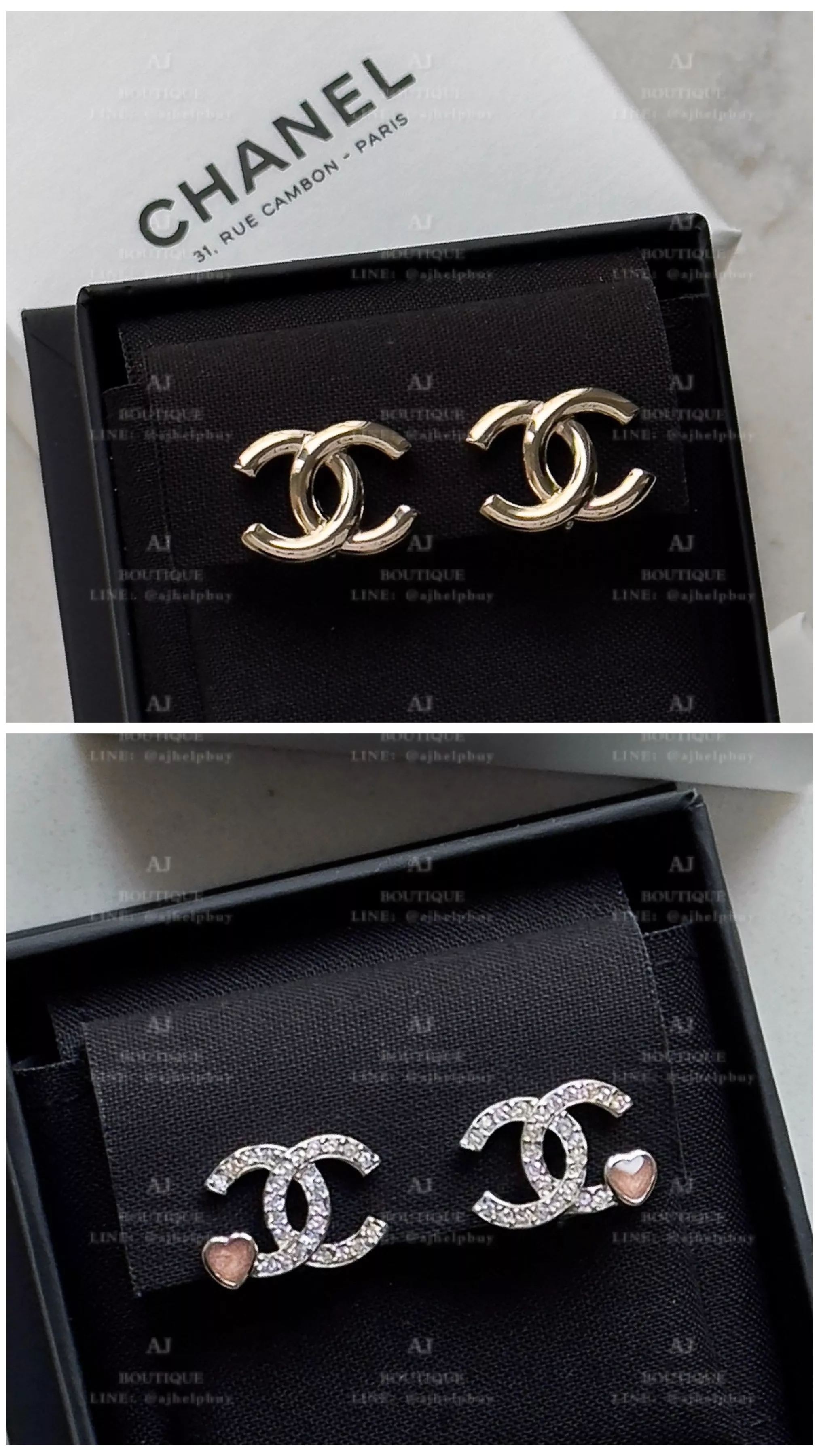 Chanel Clip On Earrings 夾式耳環 兩款 總店白盒 代購主圖