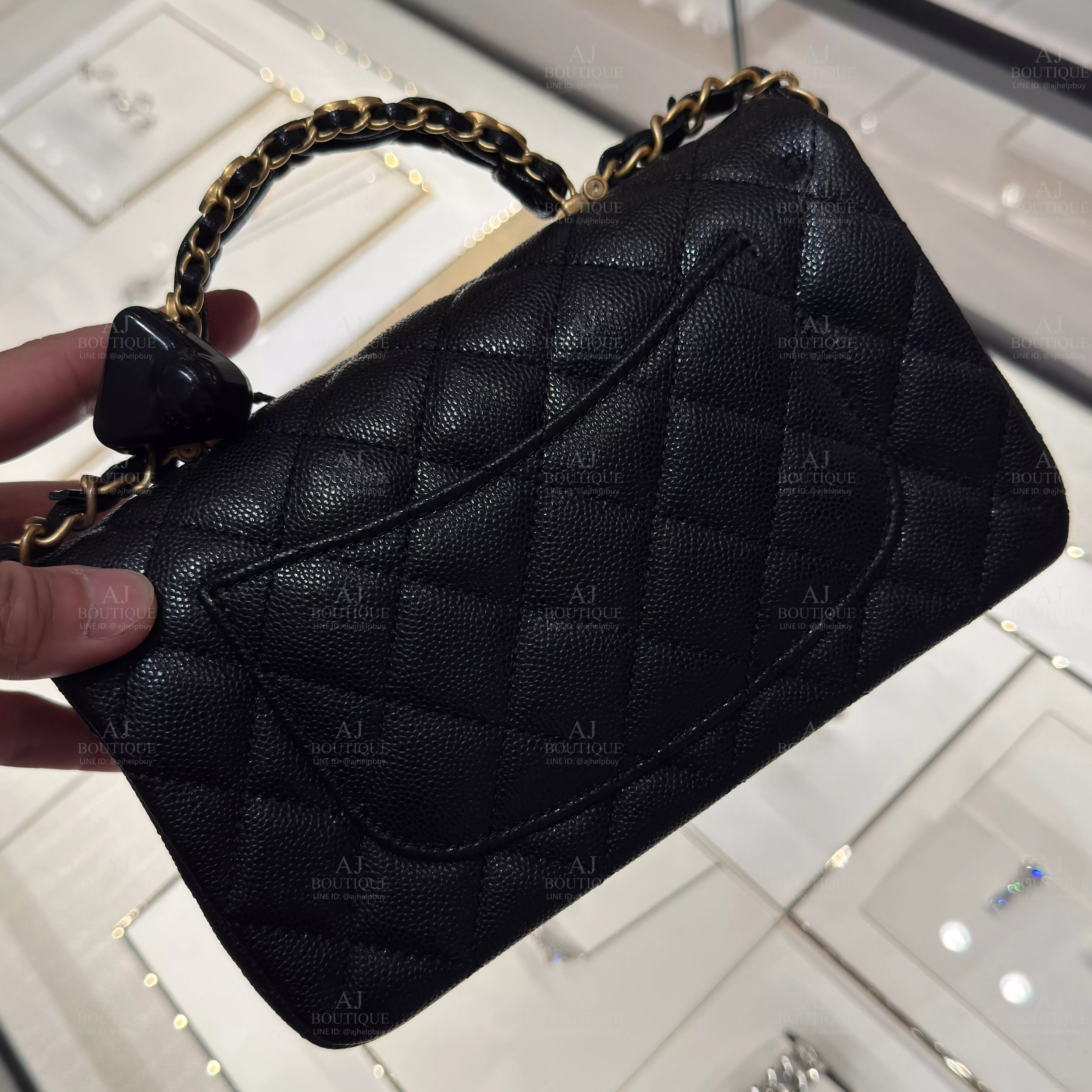 Chanel Mini Coco 荔枝牛皮 代購照片3
