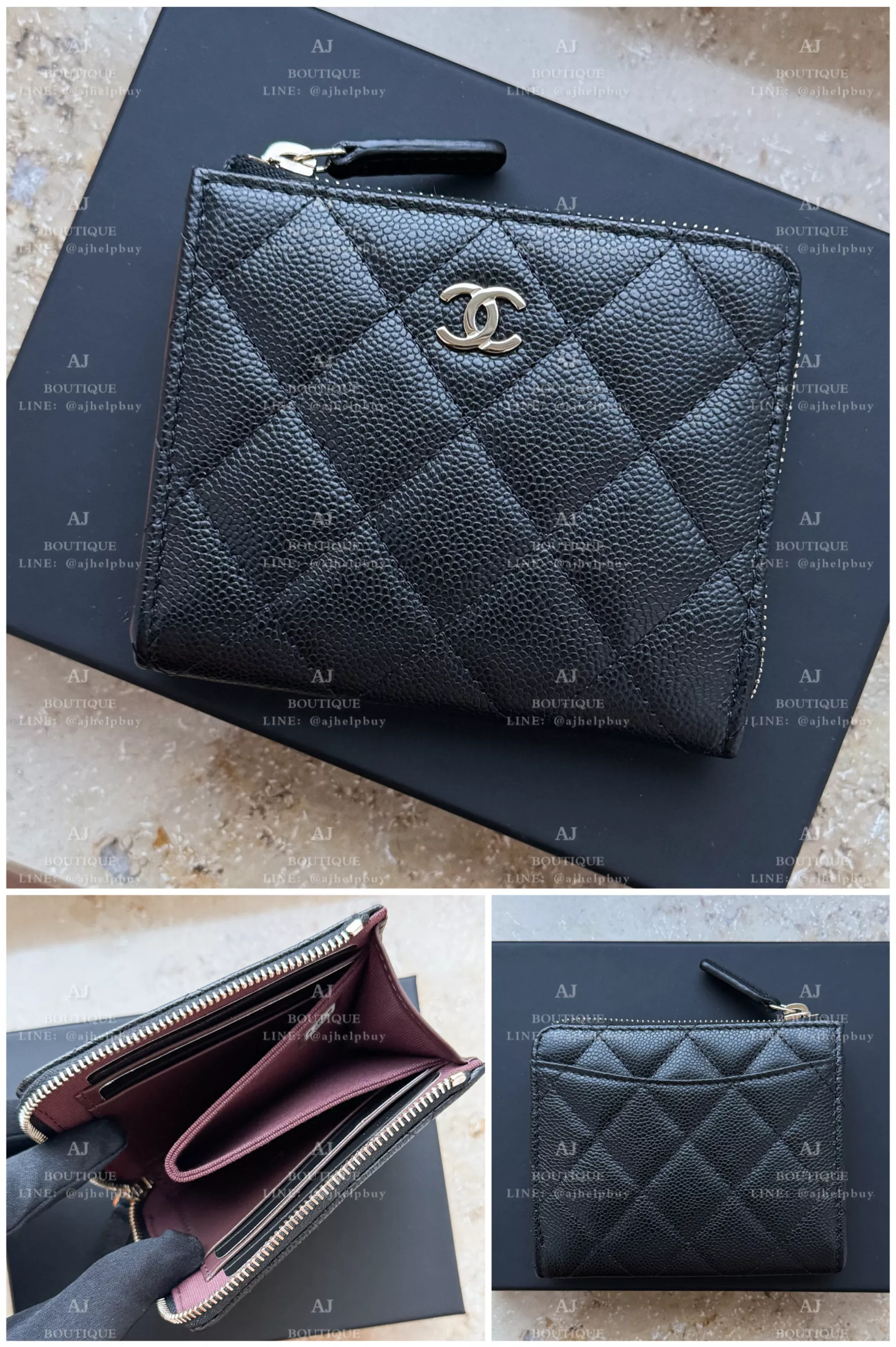 Chanel 新款 L拉鍊錢包 代購主圖