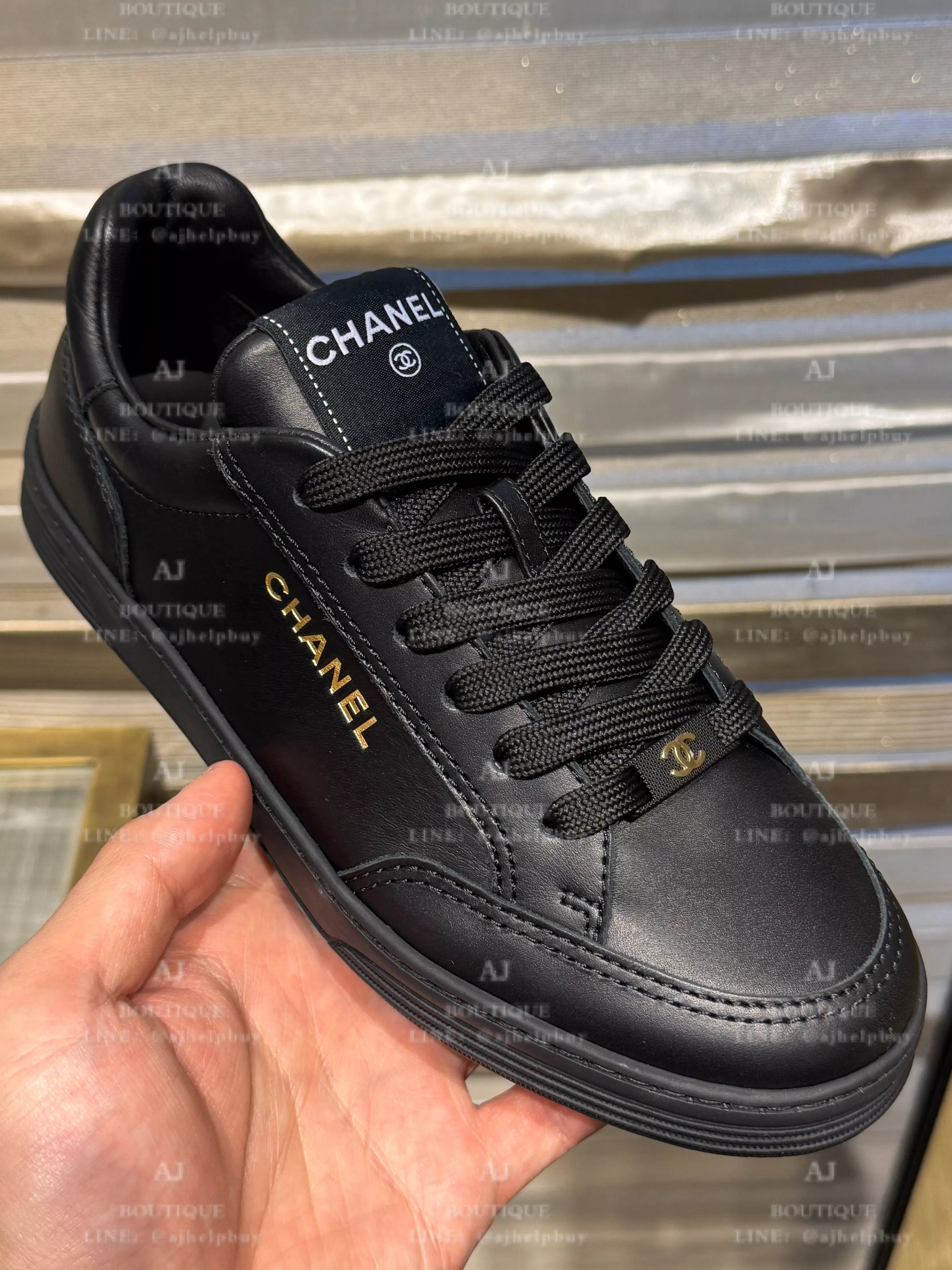 Chanel 折扣款 Sneakers 黑色 代購主圖