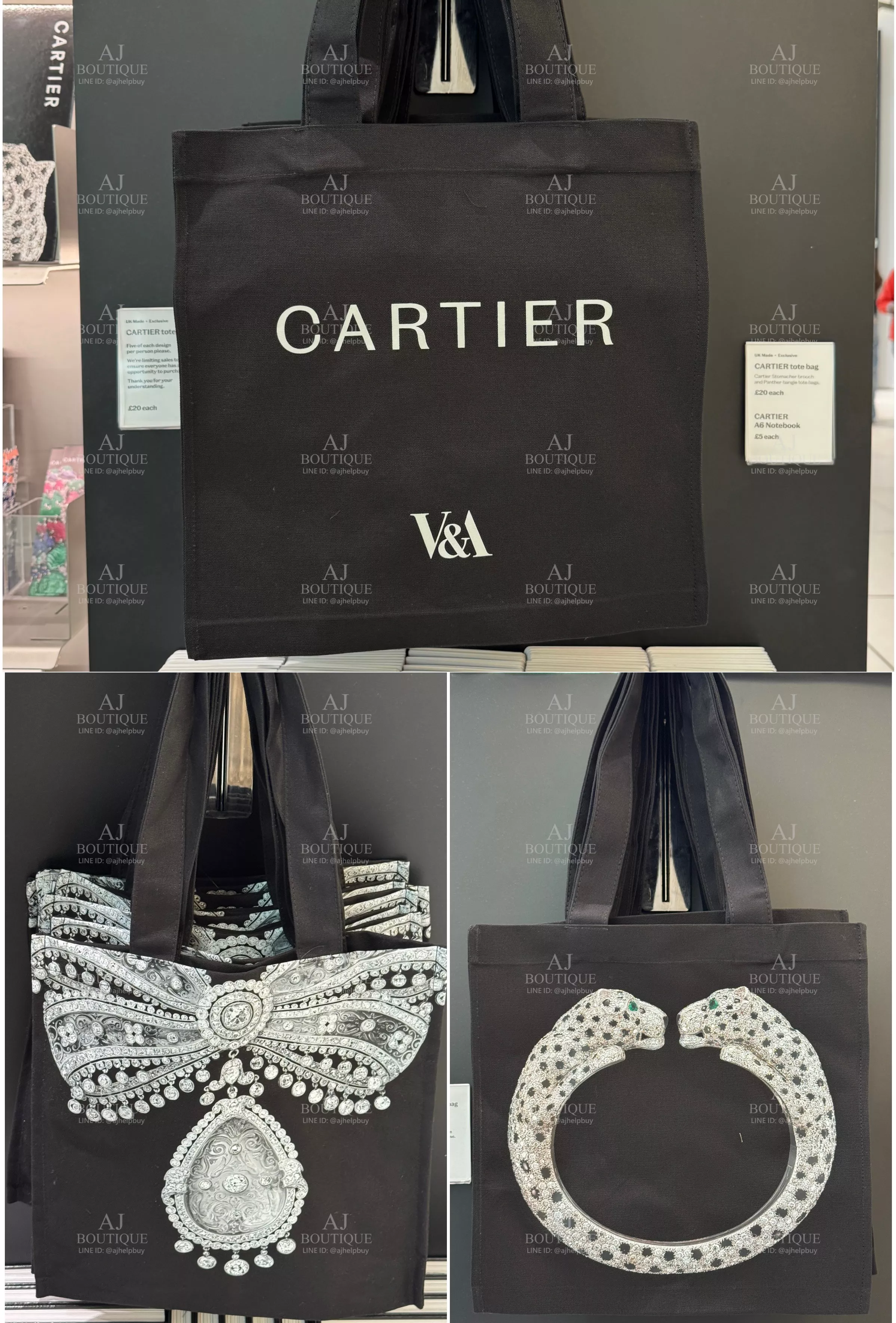 Cartier Vam 聯名帆布袋 ~ 贈品主圖