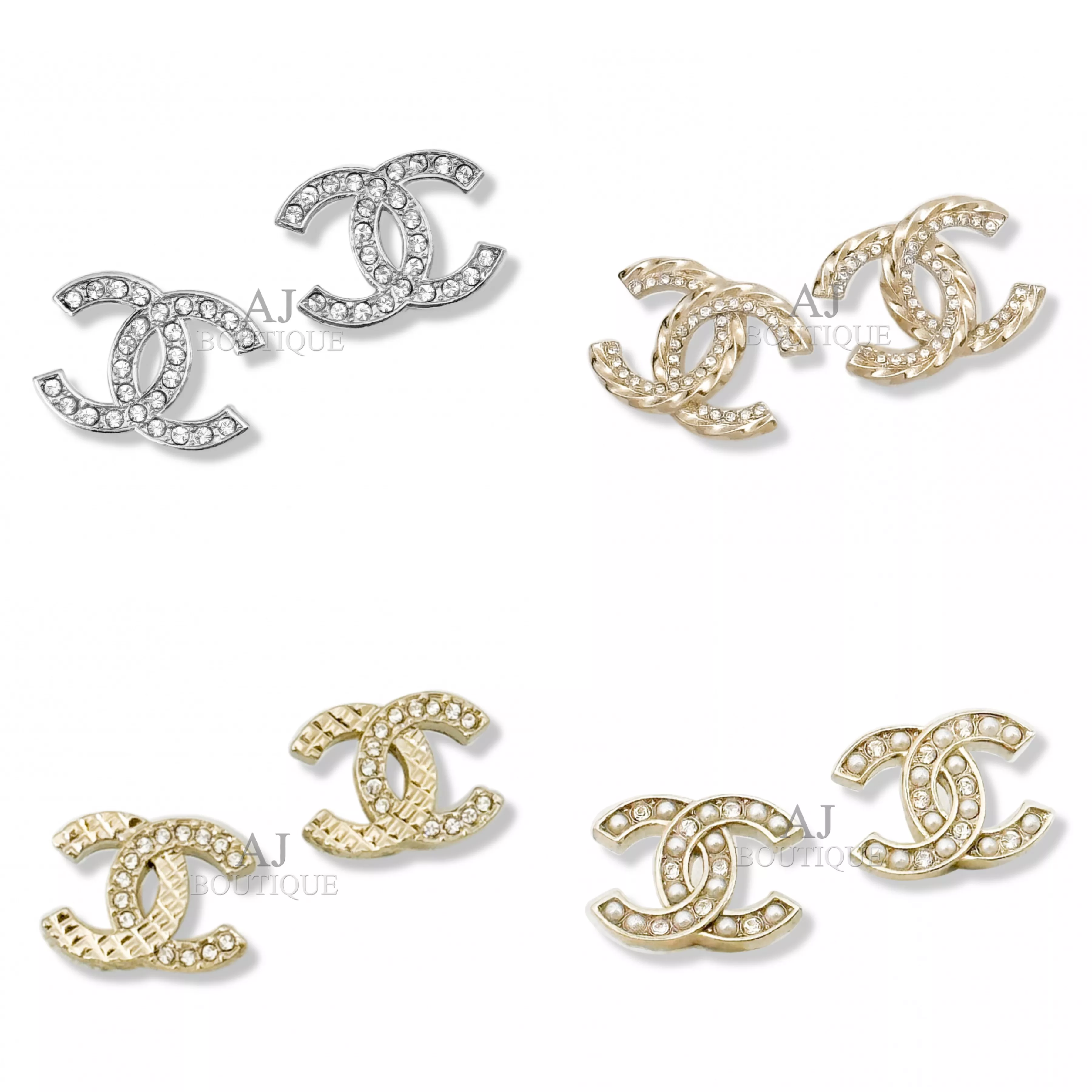 Chanel 經典款 針式耳環 代購主圖