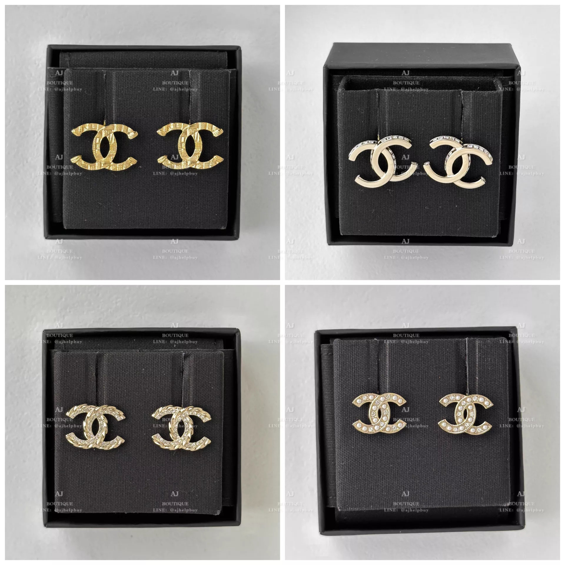 Chanel 針式耳環 四付 代購主圖