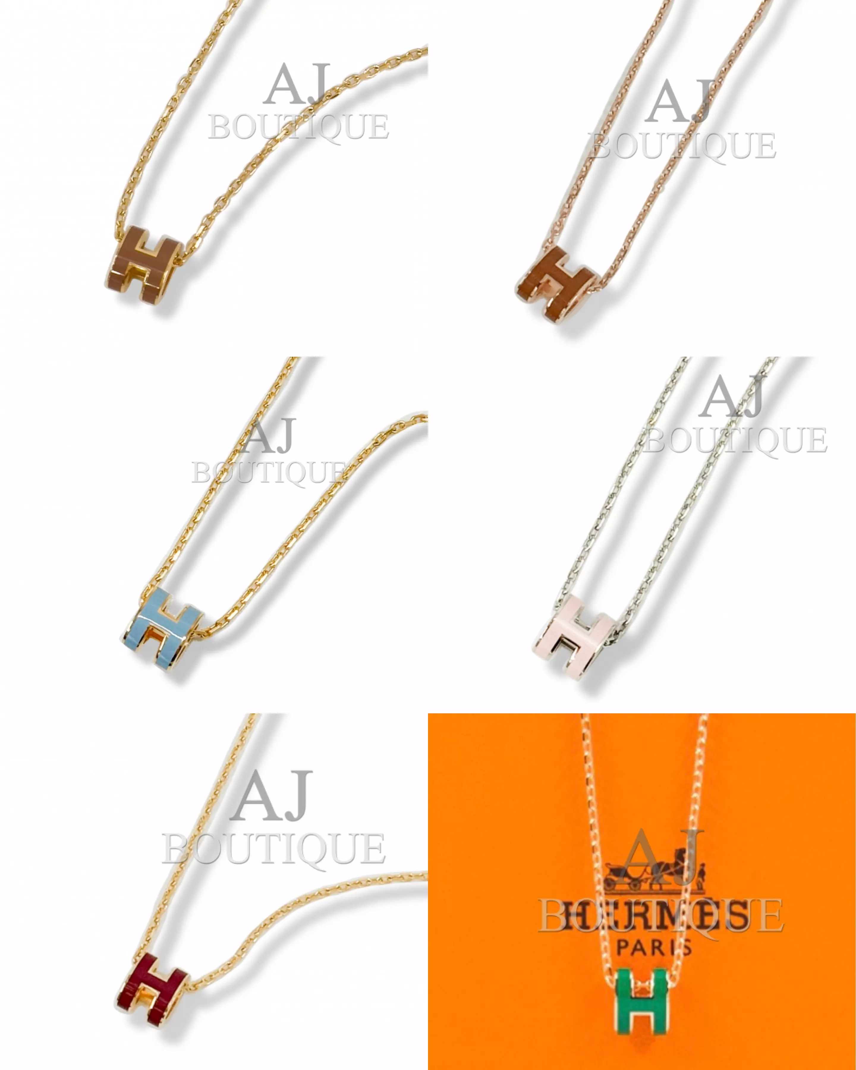 Hermes 項鍊 Mini Pop H 快速出貨 代購主圖