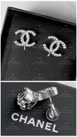 Chanel 新款耳環 白金 代購照片