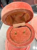 Gucci 針式耳環 18K 星星雙G 代購照片