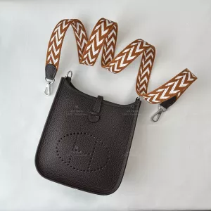 Hermes Mini Evelyne 銀釦 代購照片