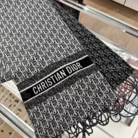 Dior Scarf 經典圖騰雙色羊絨圍巾 代購照片