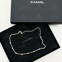 Chanel 缺貨款 7花雙C項鍊 淡金 代購照片
