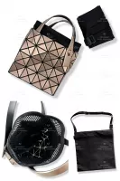 Baobao Issey Miyake Boxy 立體小廢包 棕色 代購照片