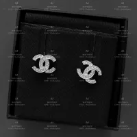 Chanel 缺貨款 針式耳環 白金 代購照片