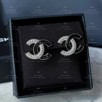 Chanel 雙C耳環 白金色 代購照片