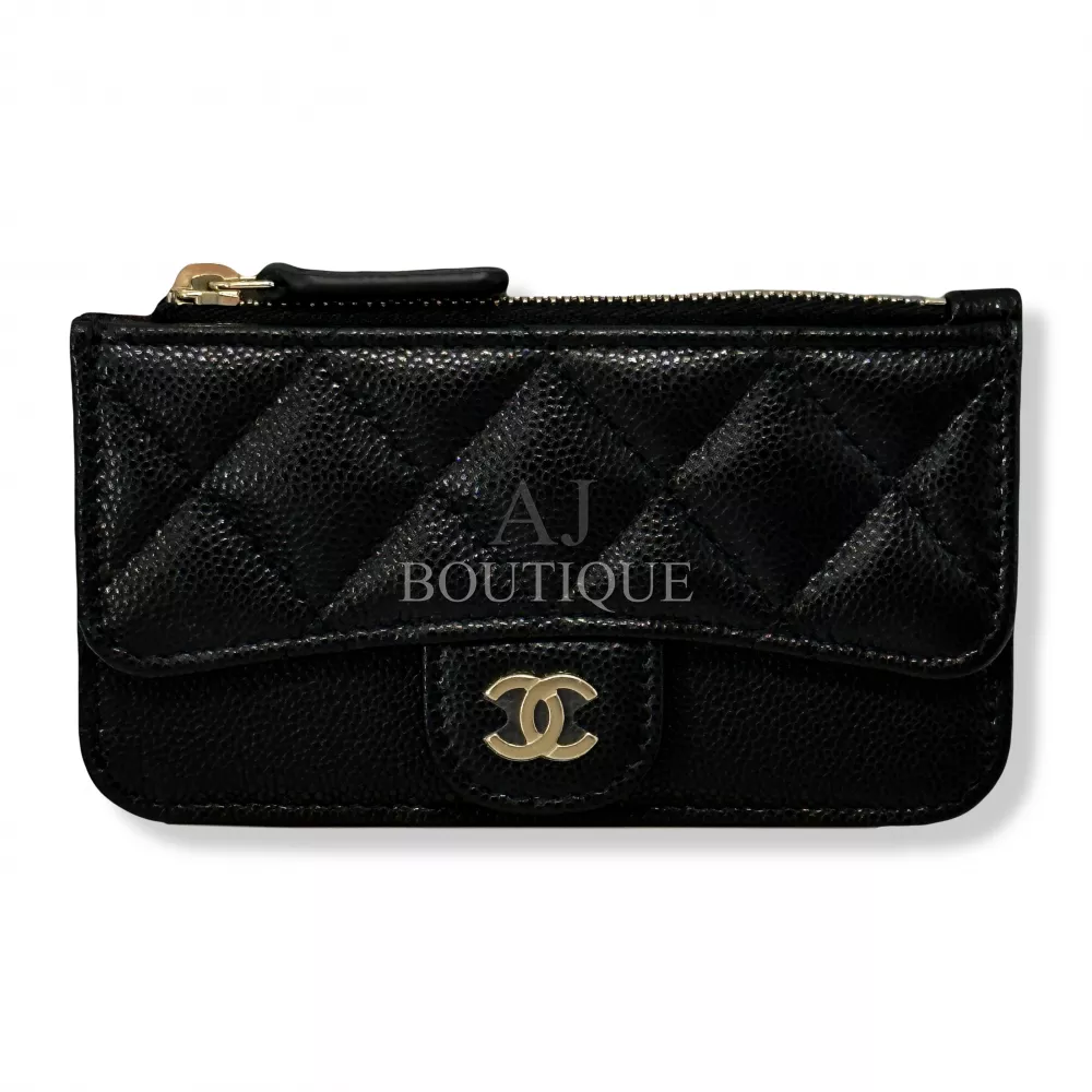 Chanel 經典款 拉鍊卡片夾 代購照片