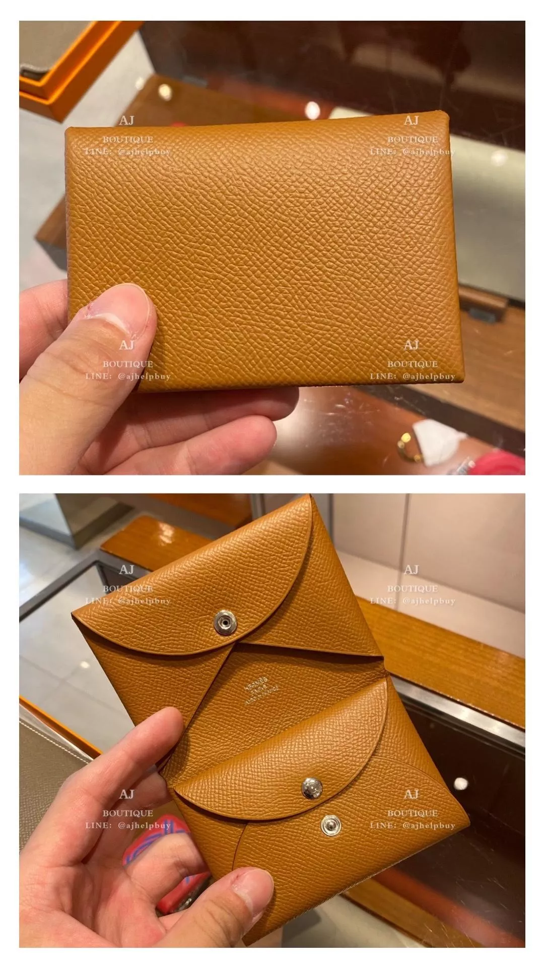 Hermes Calvi Duo 卡片零錢包 代購照片