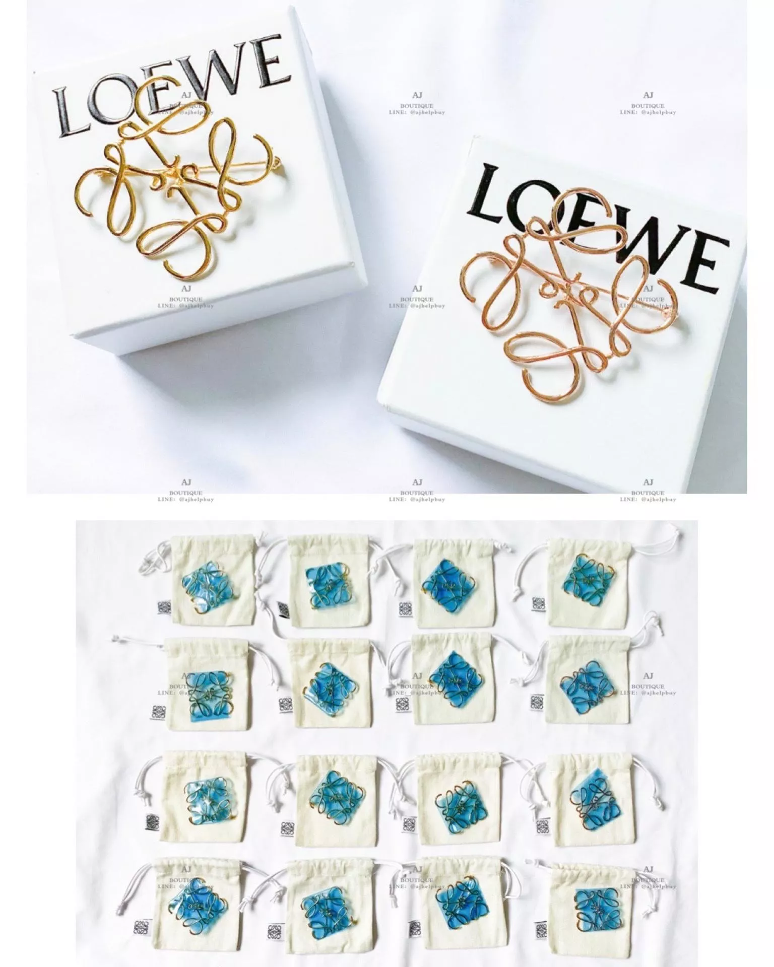 Loewe 雕花胸針 代購照片