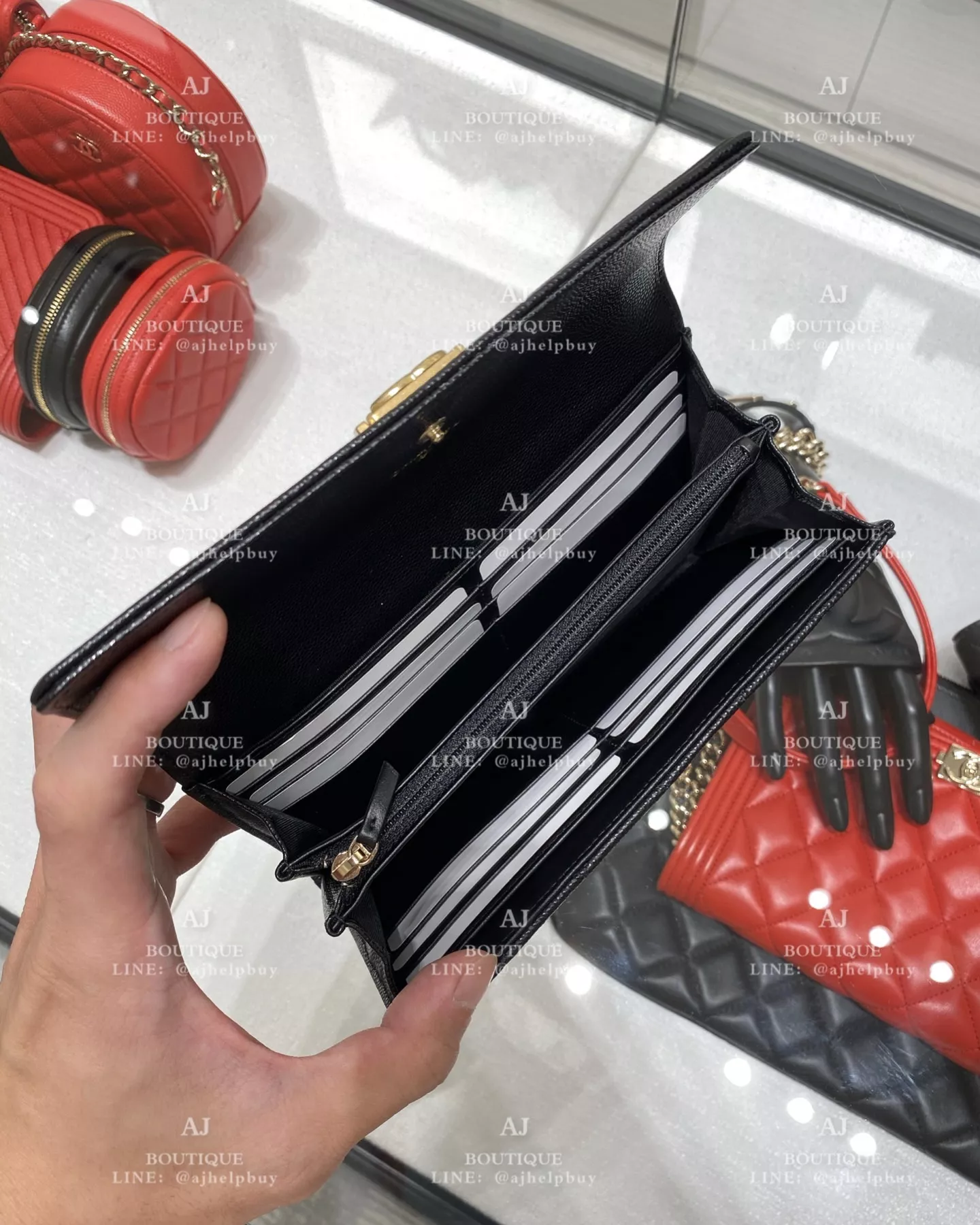 Chanel Boy 長夾 代購照片2