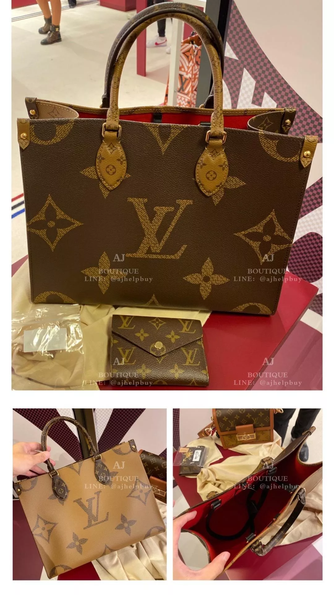 Lv Louis Vuitton Onthego Mm ☑️ 代購照片