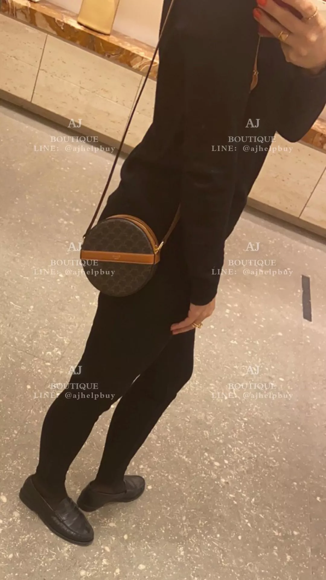 Celine 老花小圓包 代購照片2