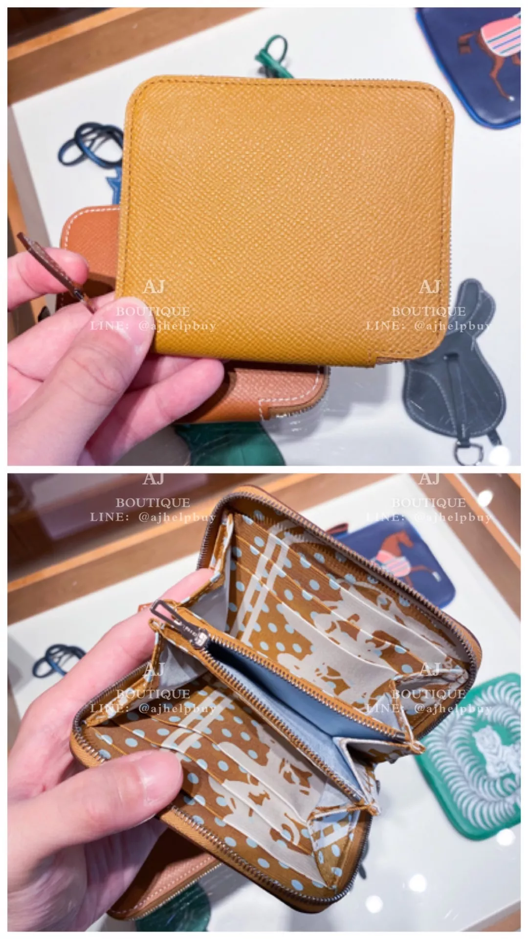 Hermes 絲巾短夾 代購照片2
