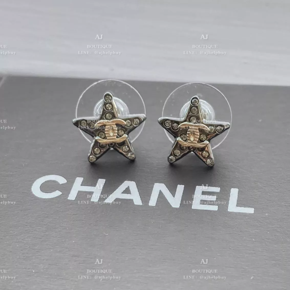 Chanel 針式 星星耳環 代購照片