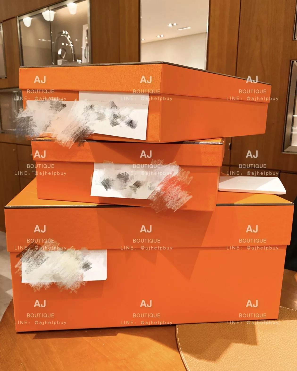 Hermes Orange Box 包包 代購照片