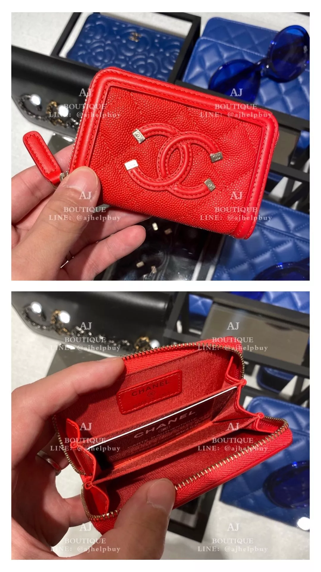 Chanel 拉鍊錢包 代購照片