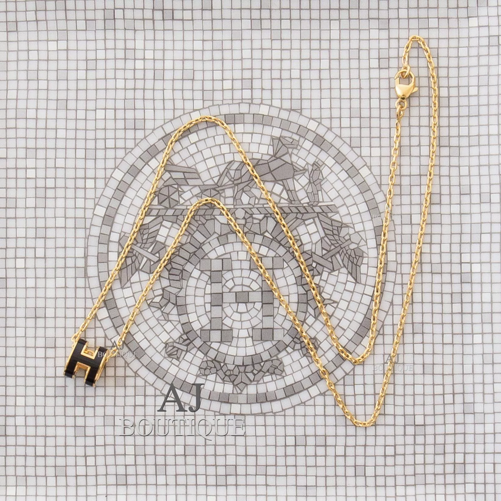 Hermes Mini Pop H 黑金 代購照片