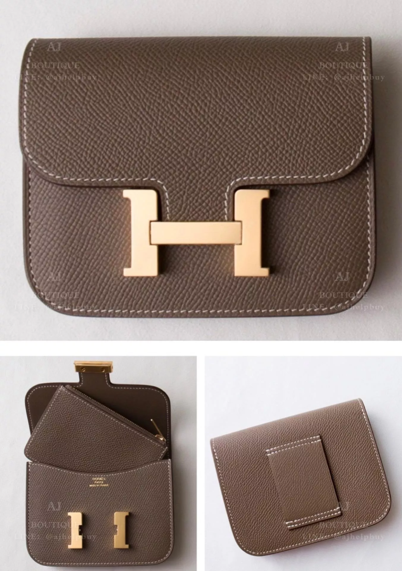 Hermes Constance Slim 金釦 代購照片