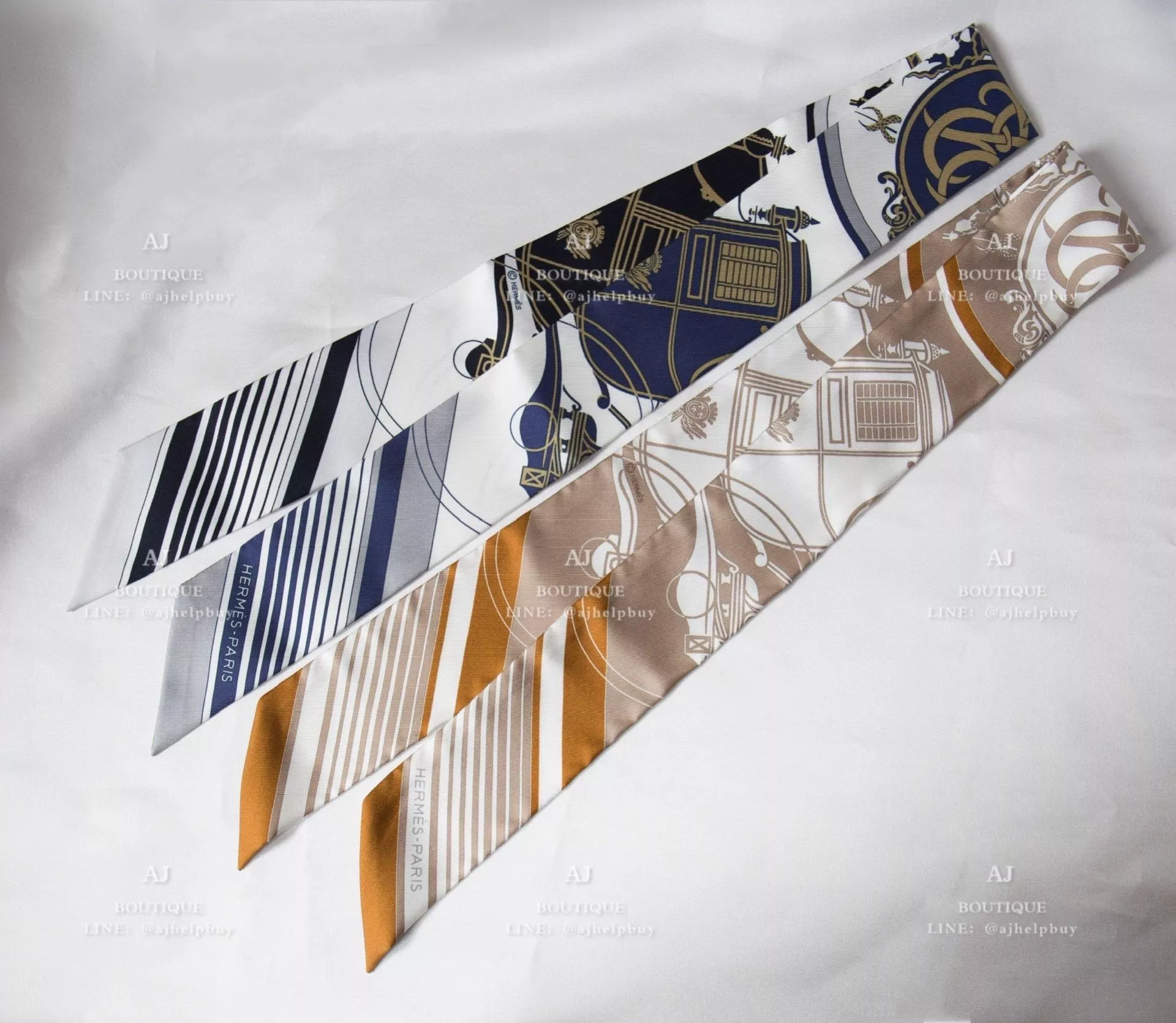Hermes Twilly 絲巾 代購照片