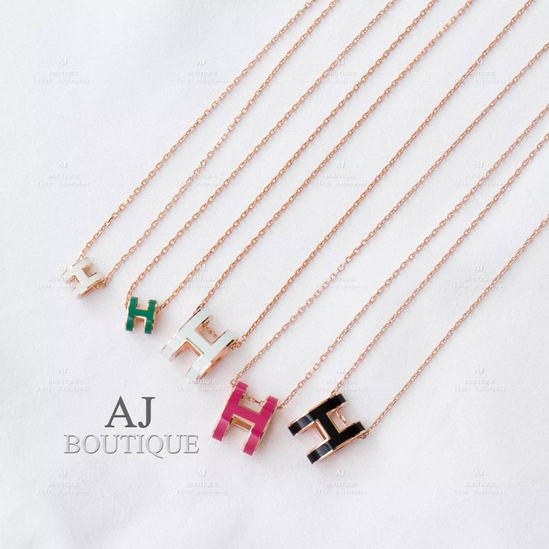 Hermes 缺貨款項鍊 玫瑰金鍊 代購照片