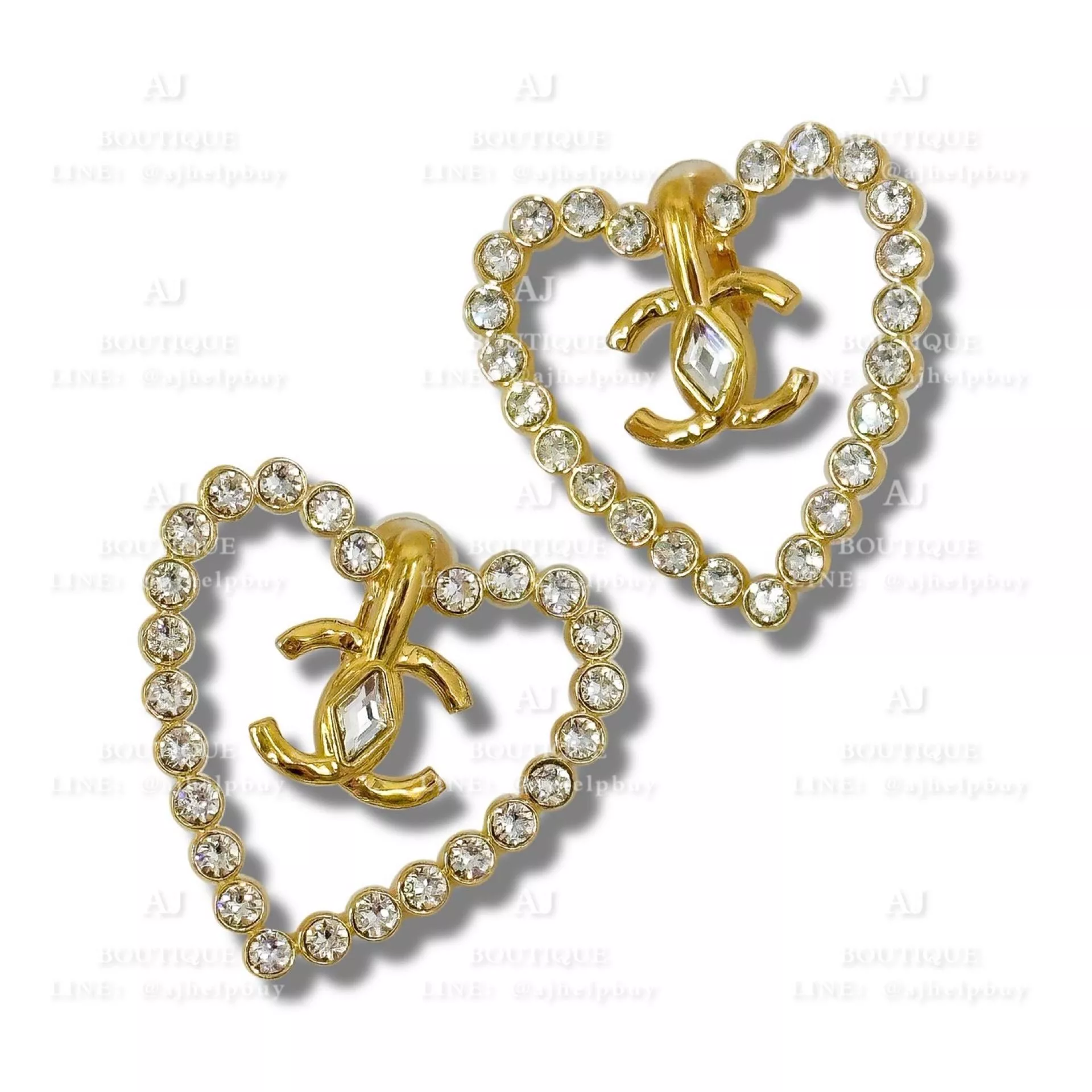 Chanel 缺貨款 愛心耳環 代購照片