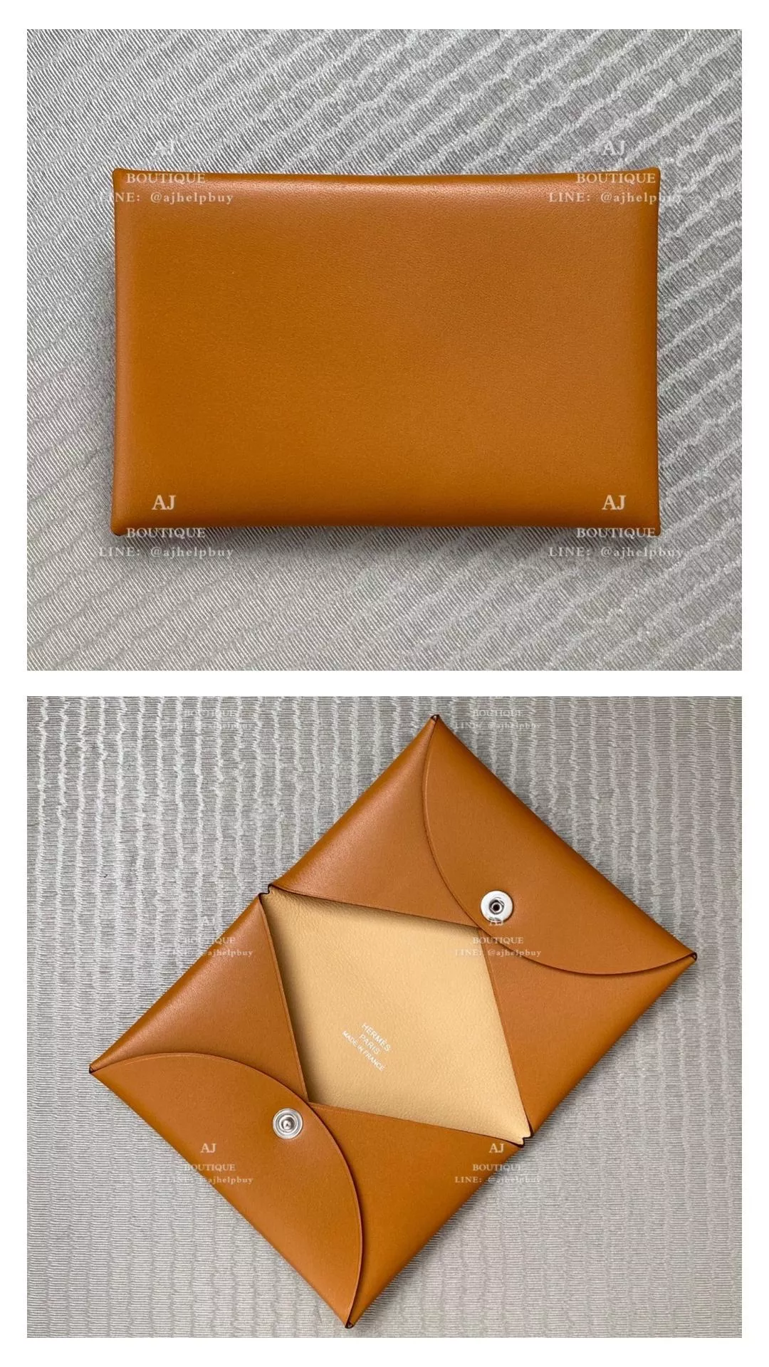 Hermes Calvi 卡片夾 拼色 代購照片