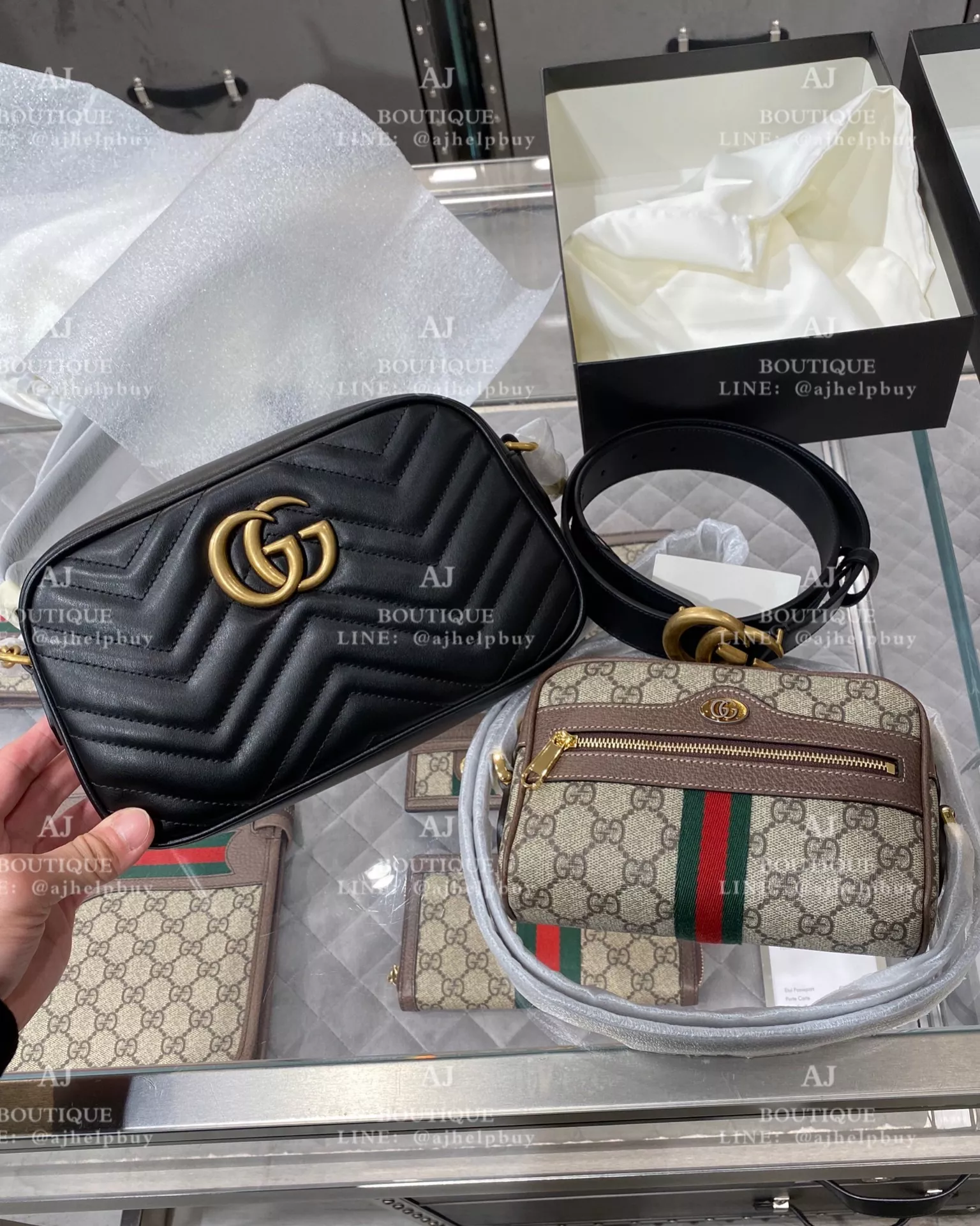 Gucci Gg Marmont X Ophidia 代購照片