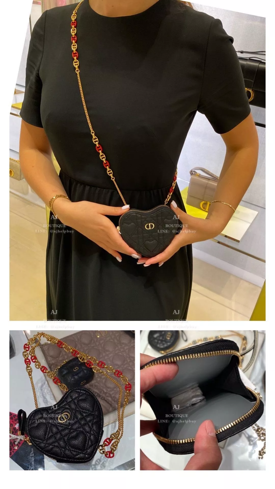 Dior 情人節限量愛心小包 代購照片