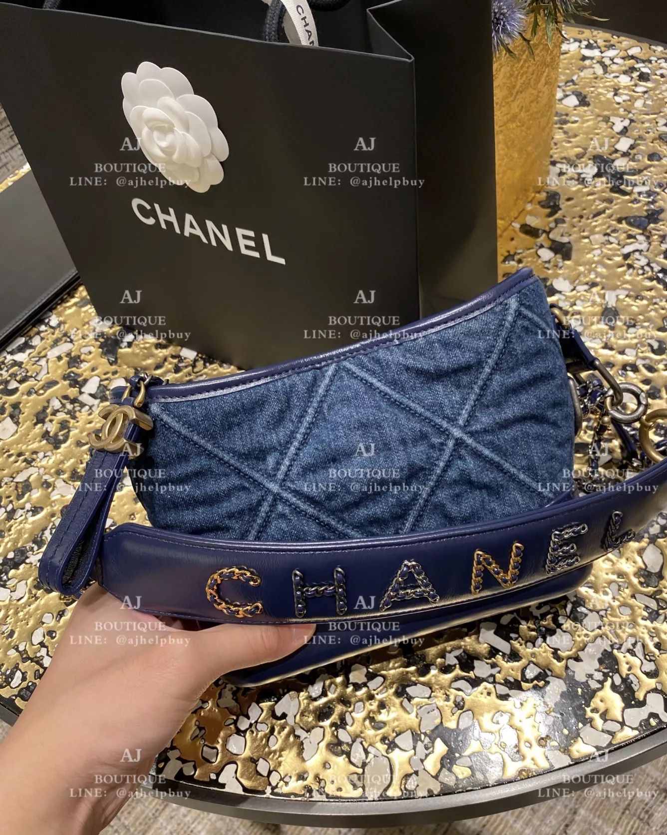 Chanel 新款流浪包 小款牛仔 代購照片