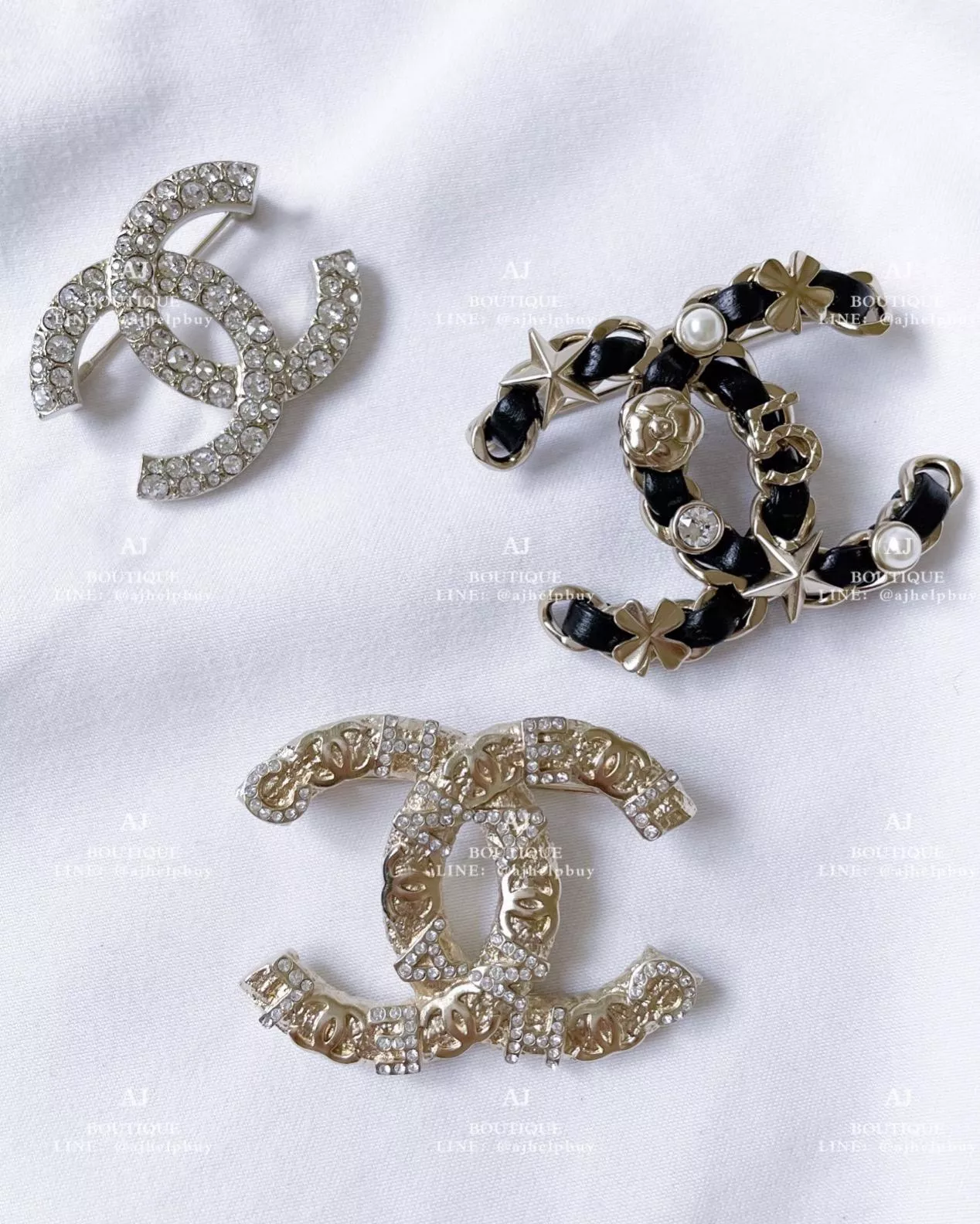 Chanel 經典款胸針 代購照片