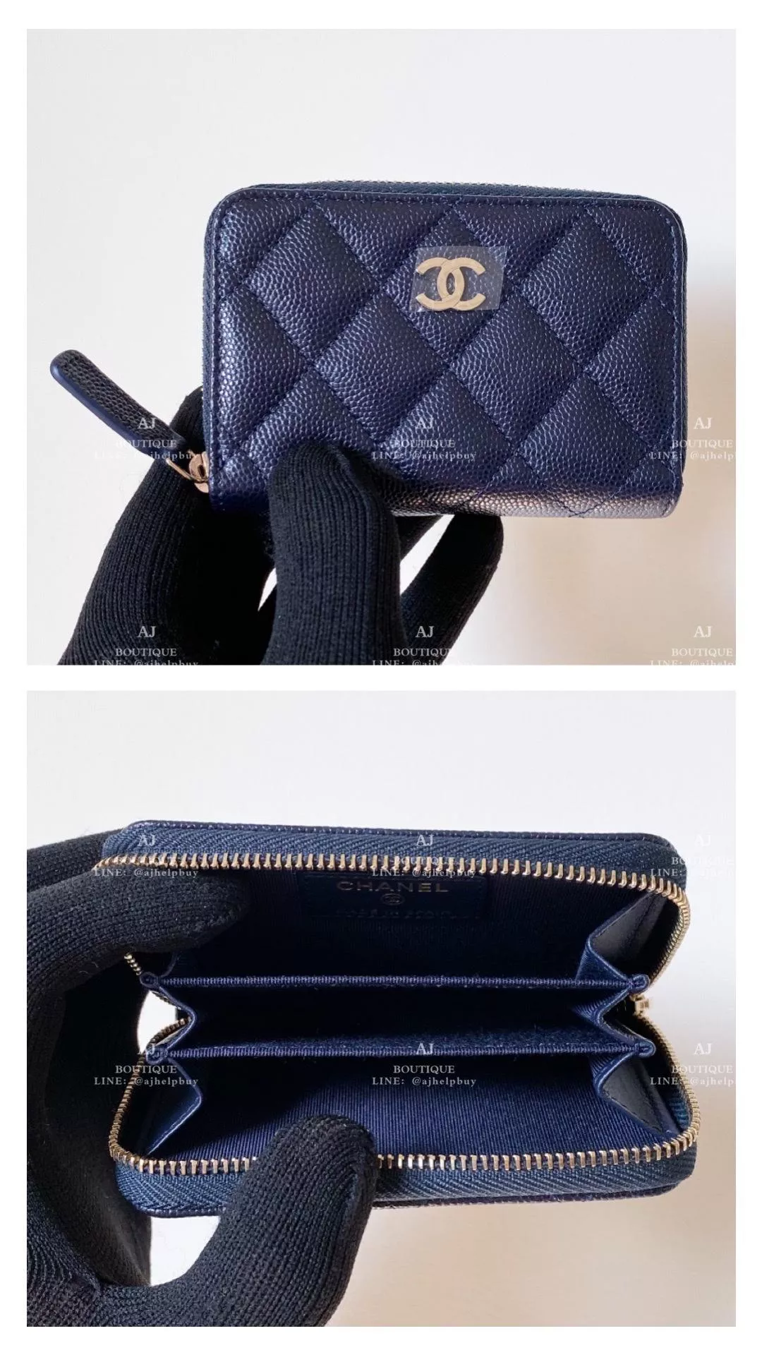 Chanel 拉鍊零錢包 代購照片