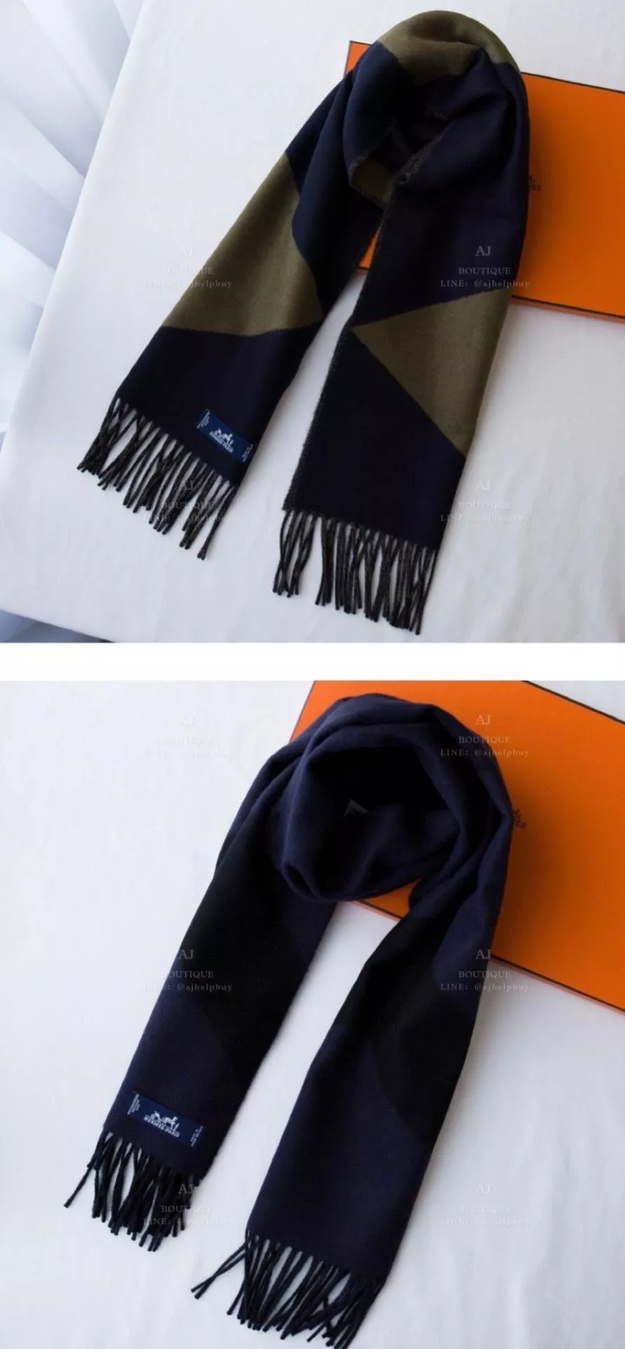Hermes 入門款羊絨圍巾 代購照片