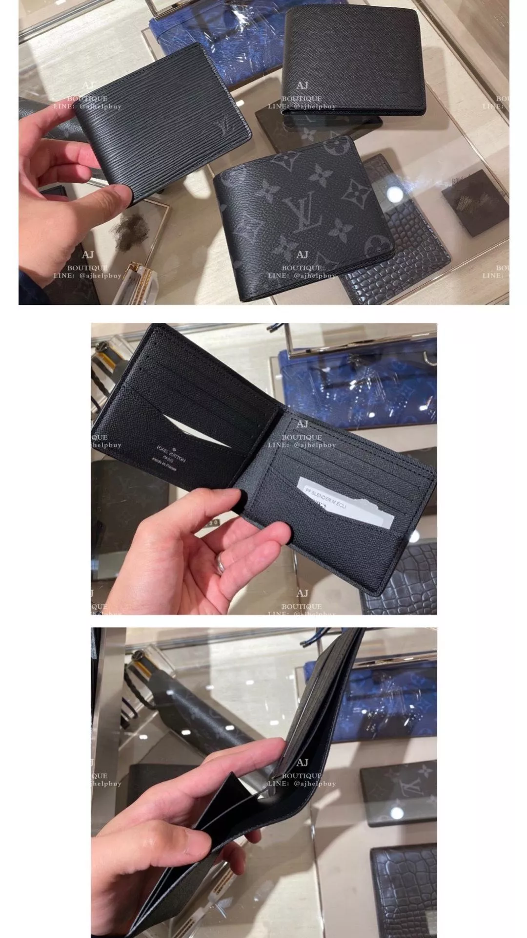 Lv Louis Vuitton Slender男款短夾 代購照片