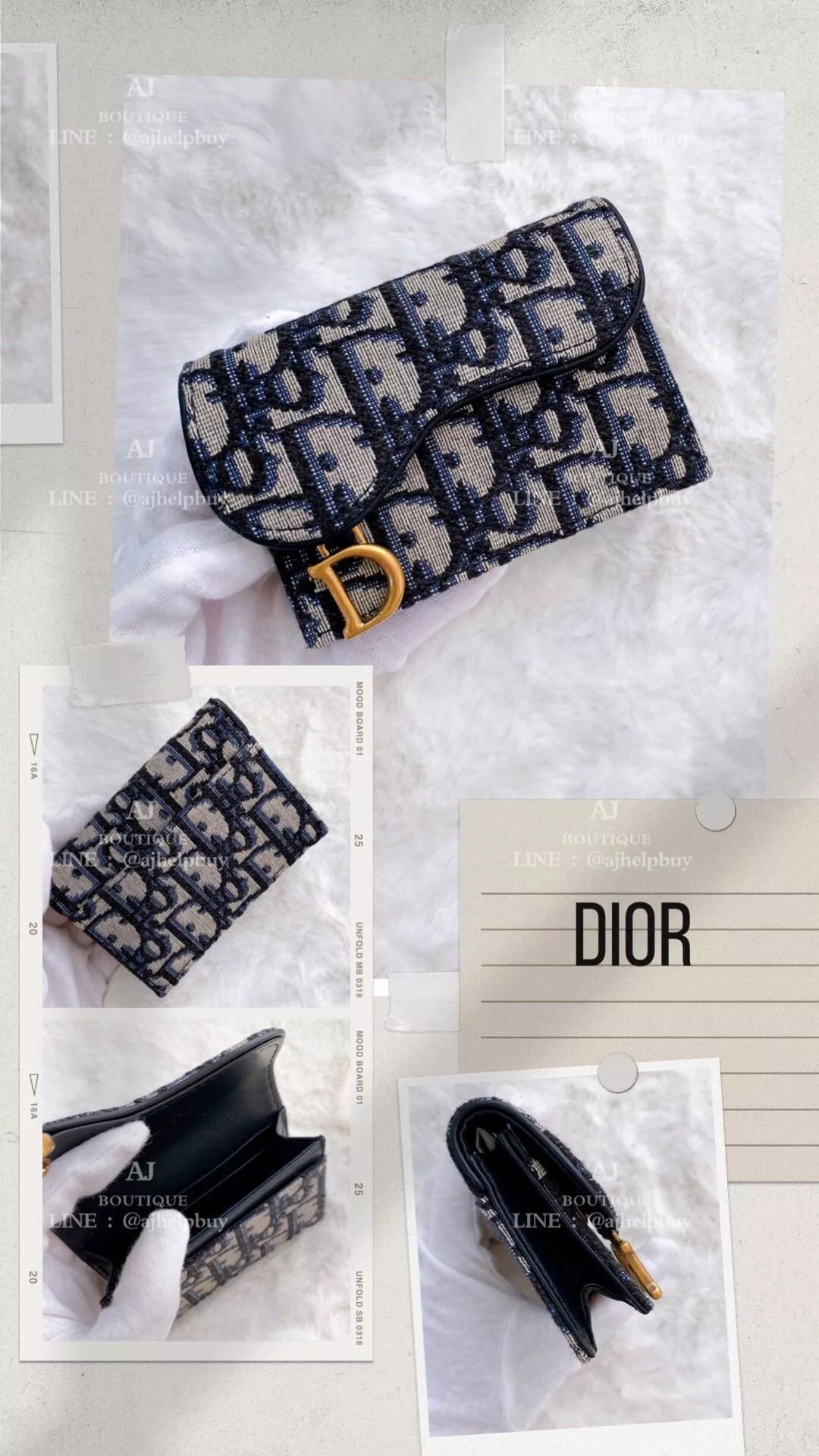 Dior 老花卡包 代購照片