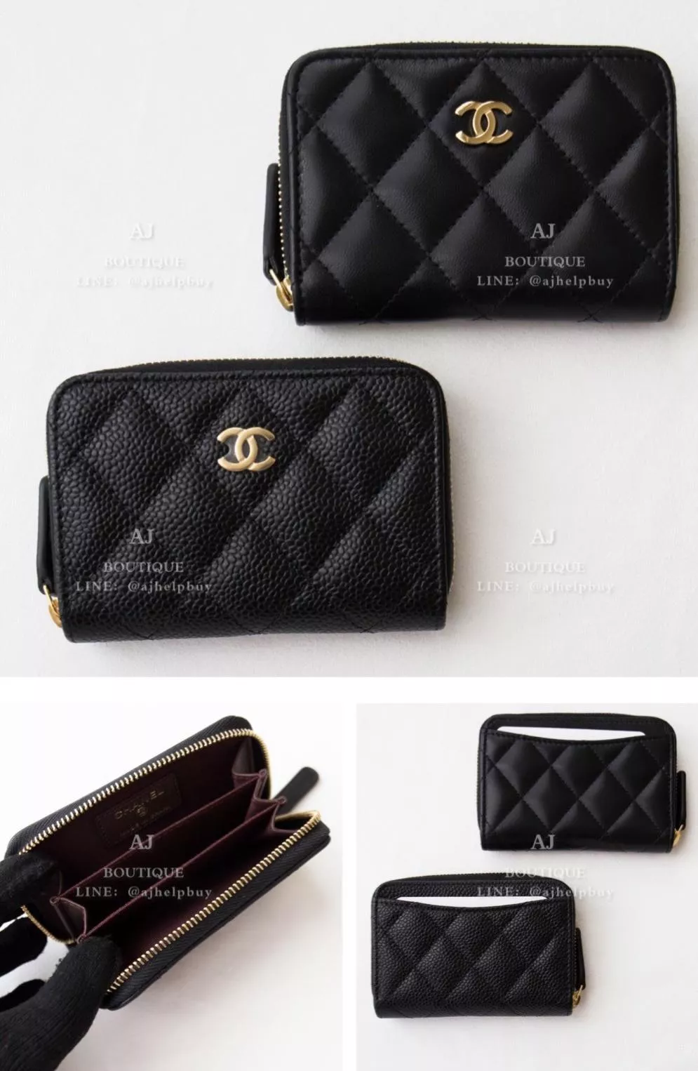 Chanel 經典款 拉鍊零錢包 代購照片