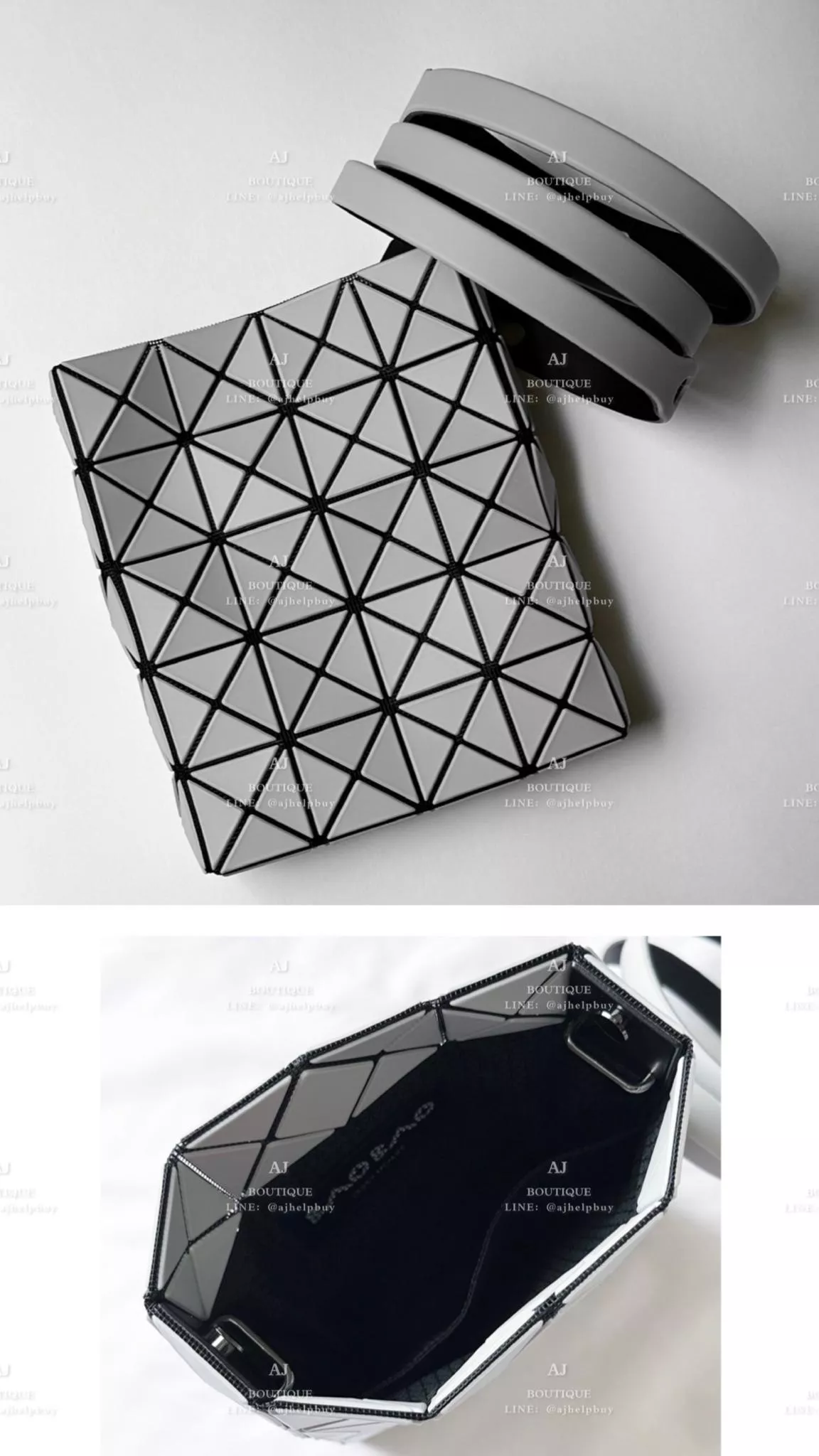 Baobao Issey Miyake 新款霧面立體斜背小包 代購照片